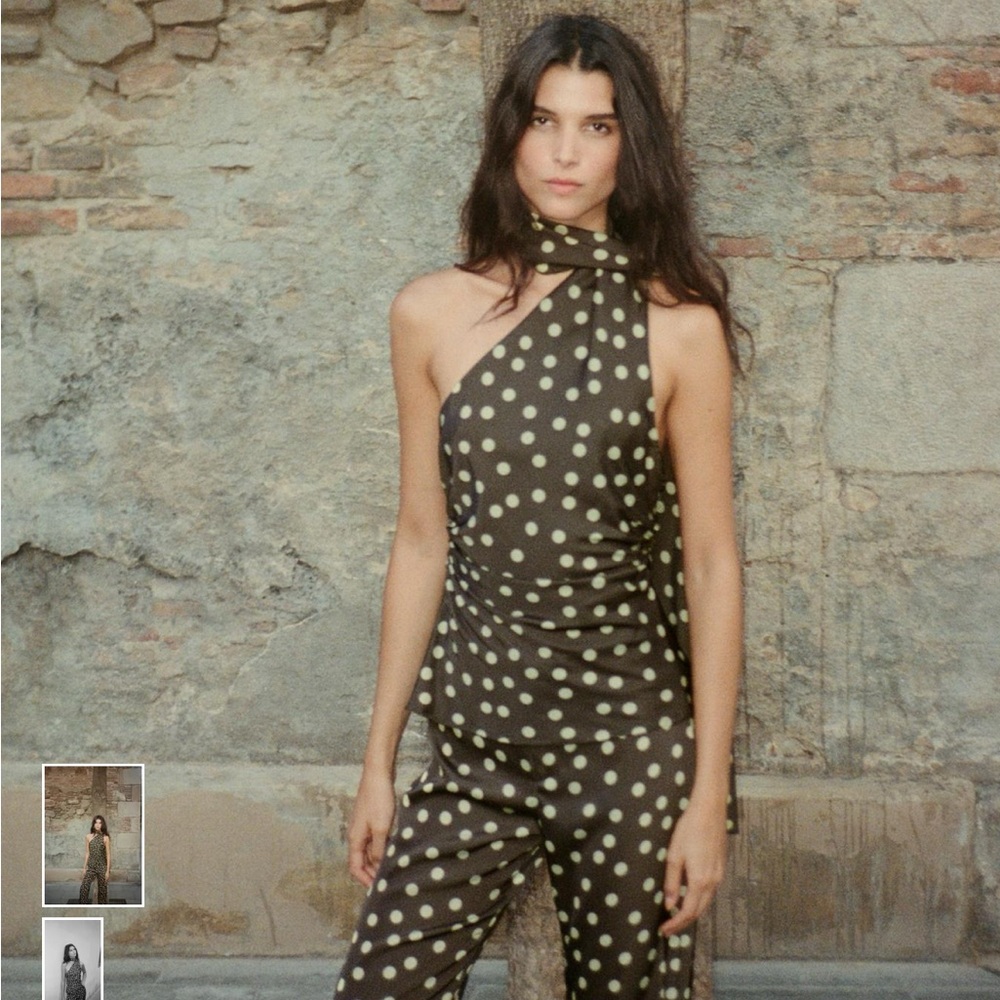 Chic Polka Dot Matching Set